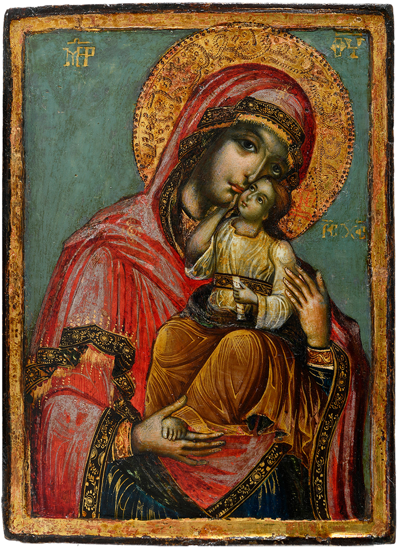Богородица са Христом (Умиљеније) - пре рестаурације